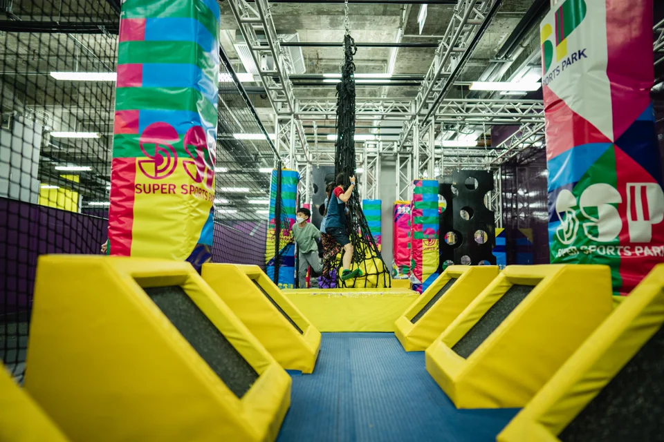 Ninja course at Super Sports Park