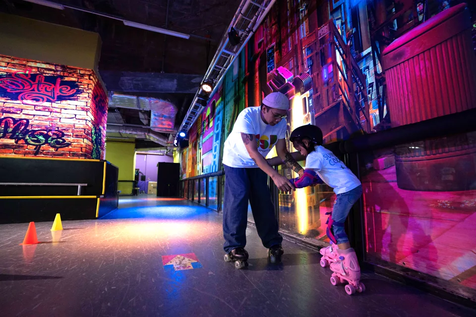Roller rink at Super Sports Park