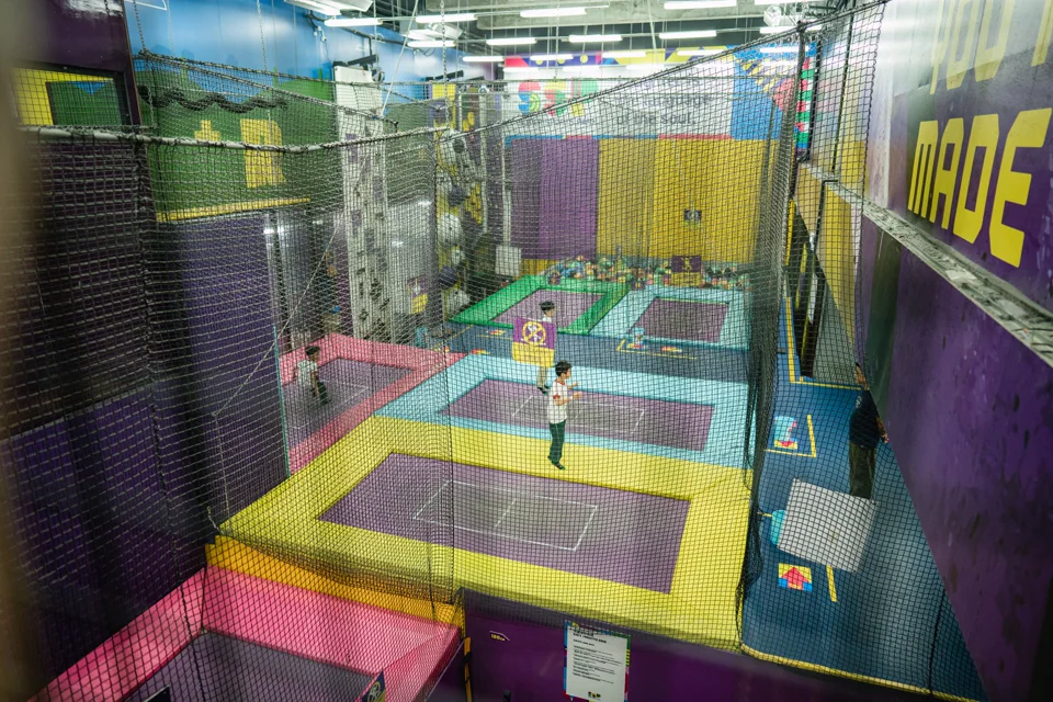 Trampolines at Super Sports Park